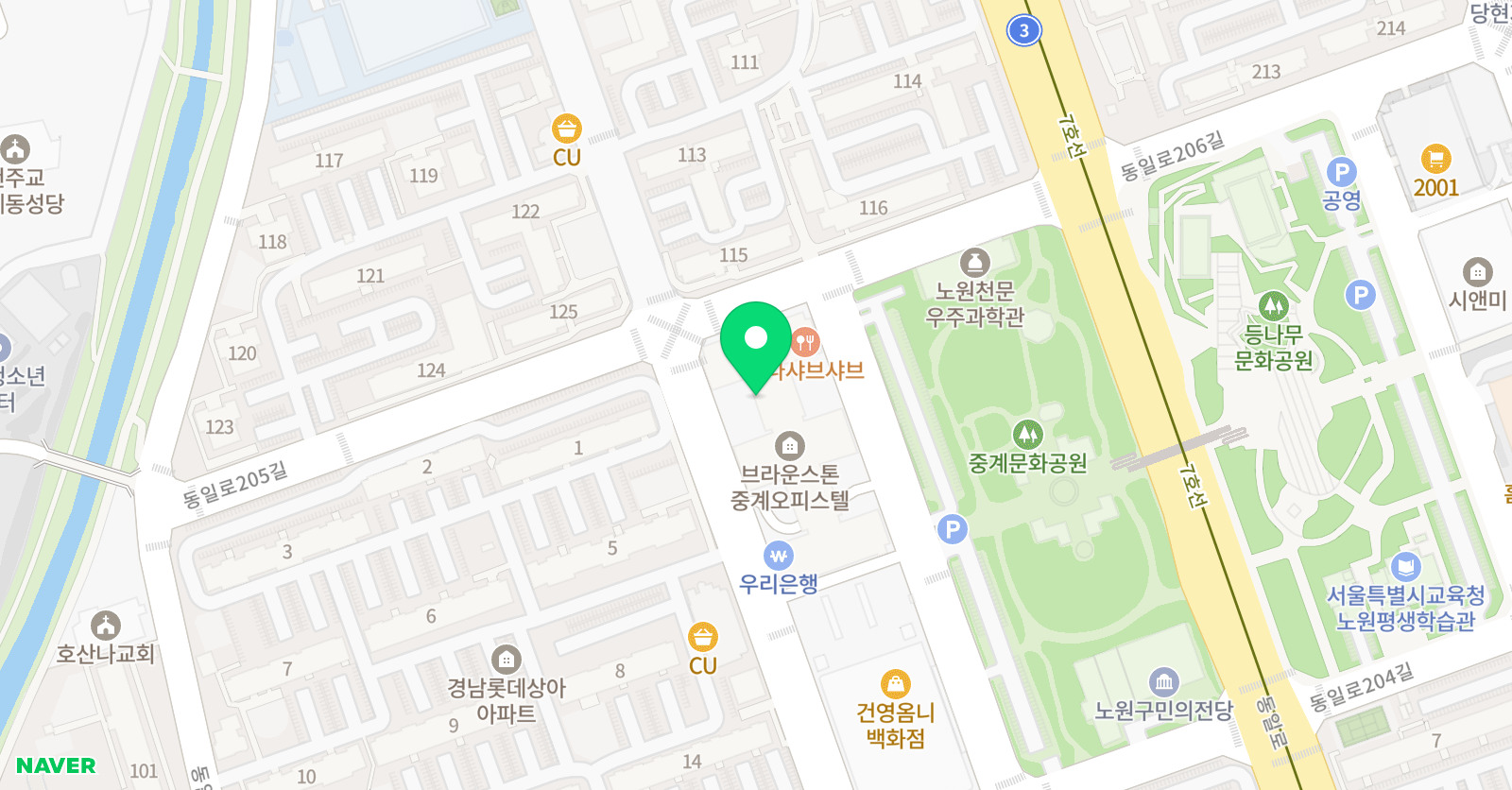 CRI 창의학원 위치
