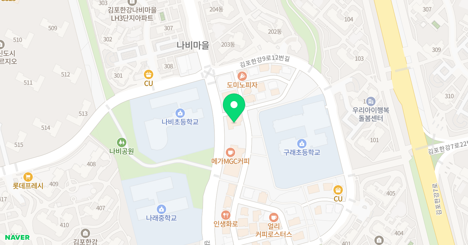생각하는 수학학원 위치