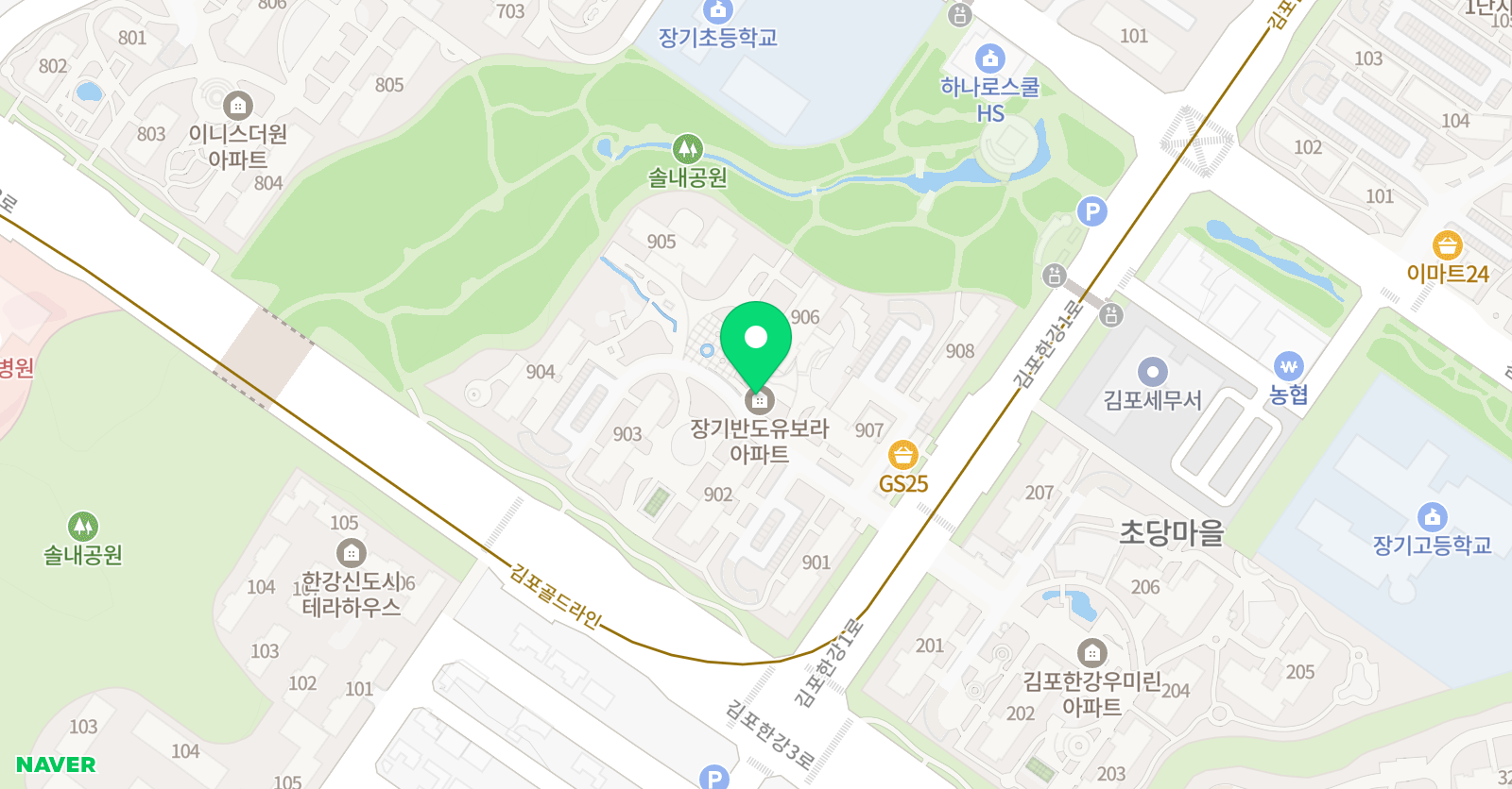 라온 공부방 위치