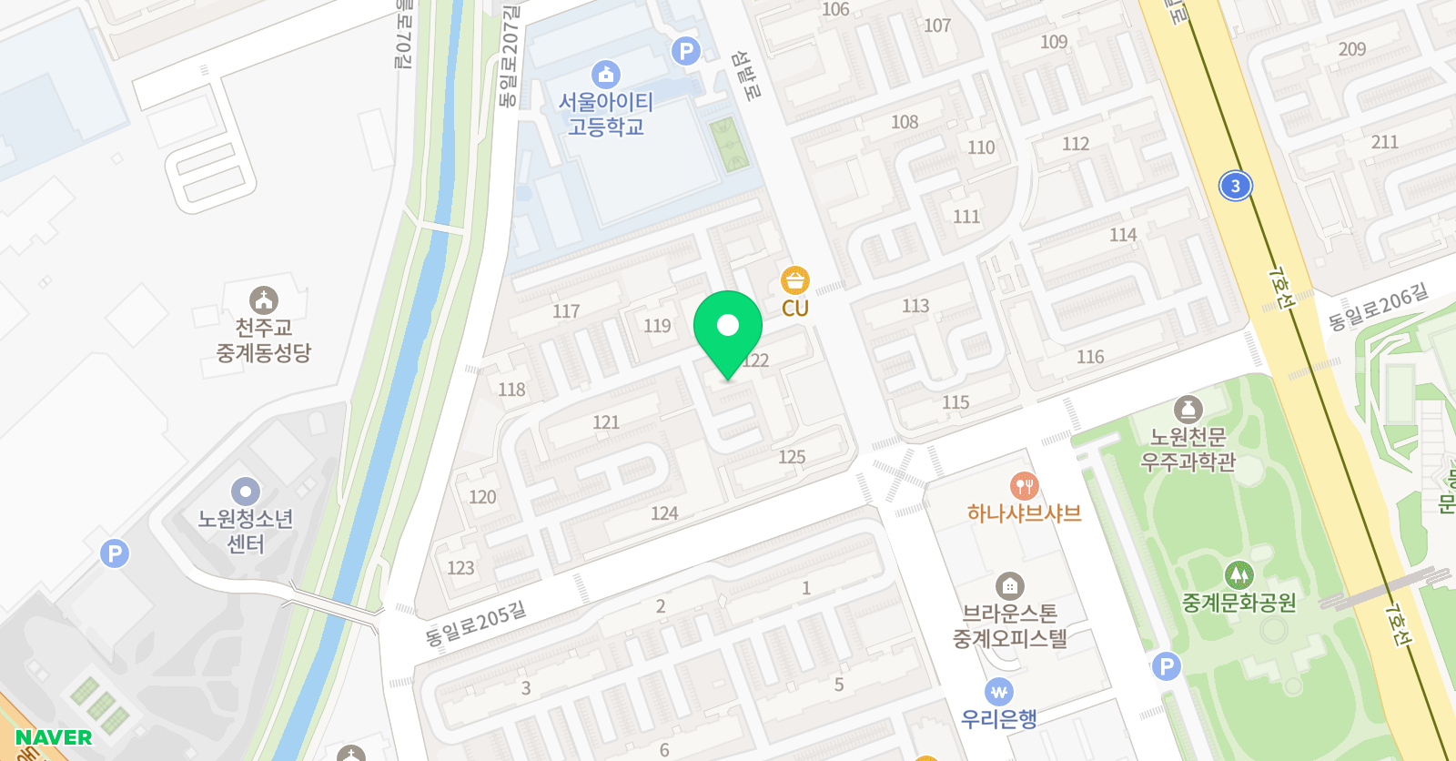 아이스토리 성향미술 위치