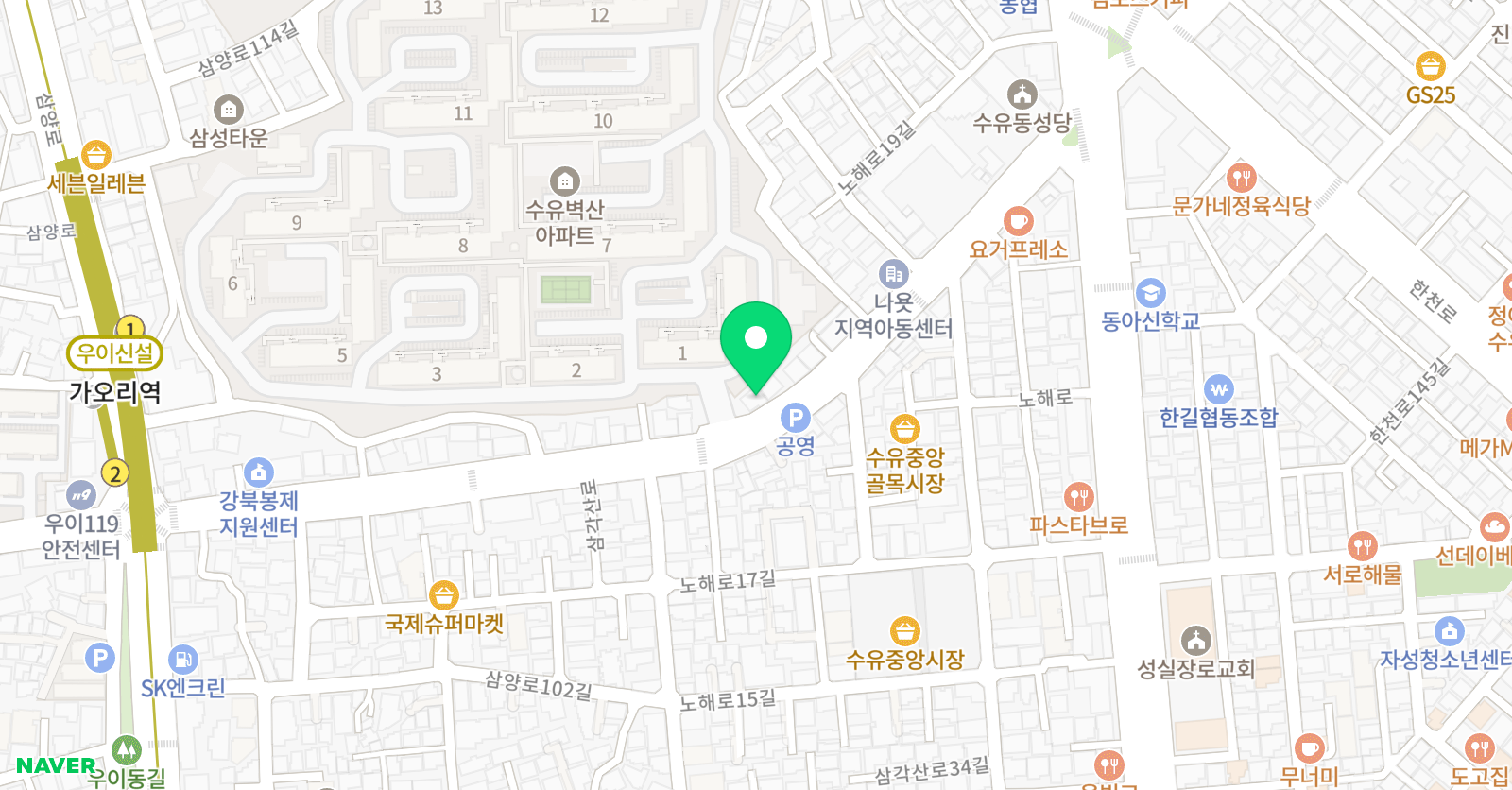 4공간 수학교습소 위치