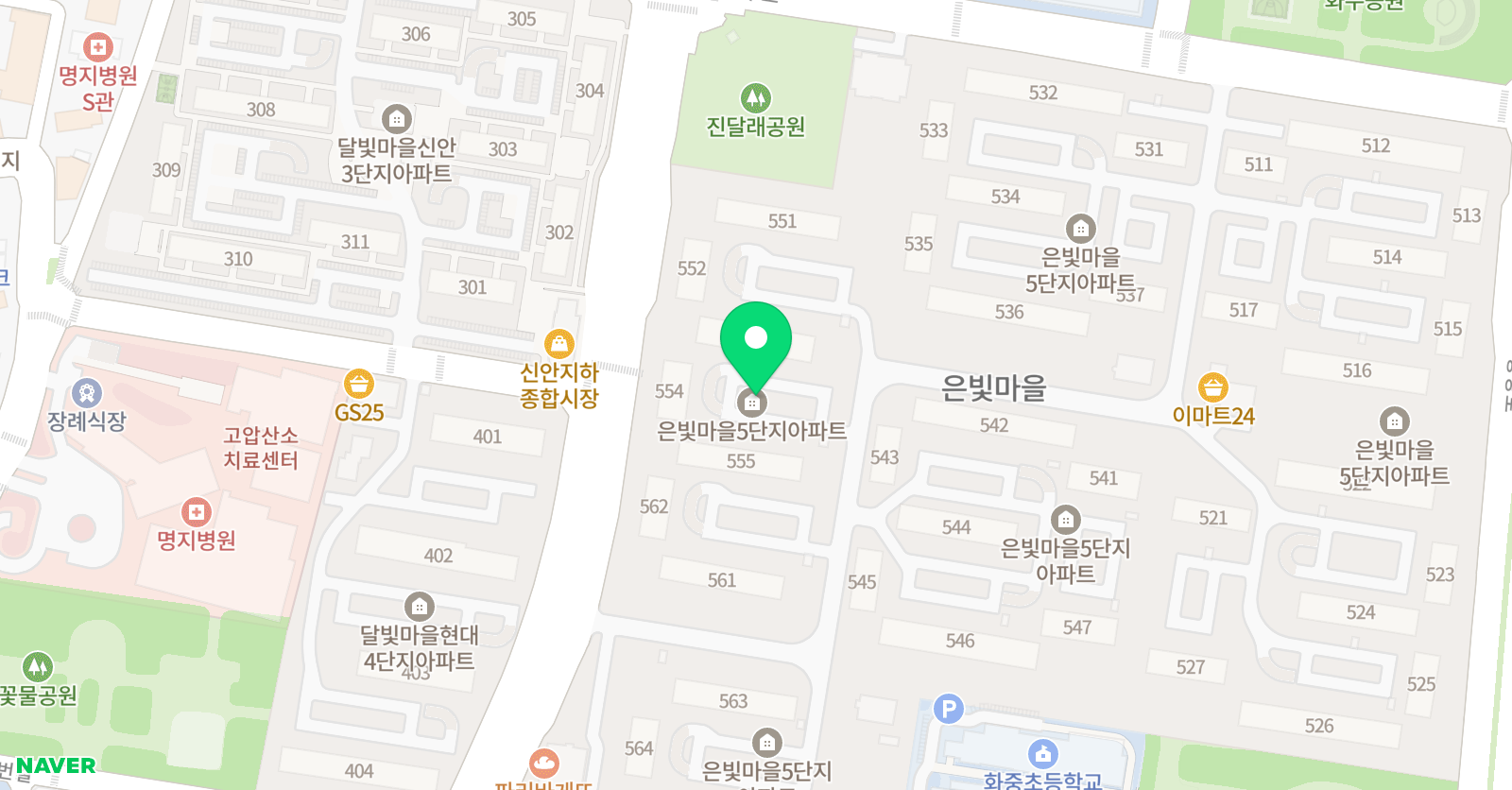 뮤엠 영어 화정네스트 위치