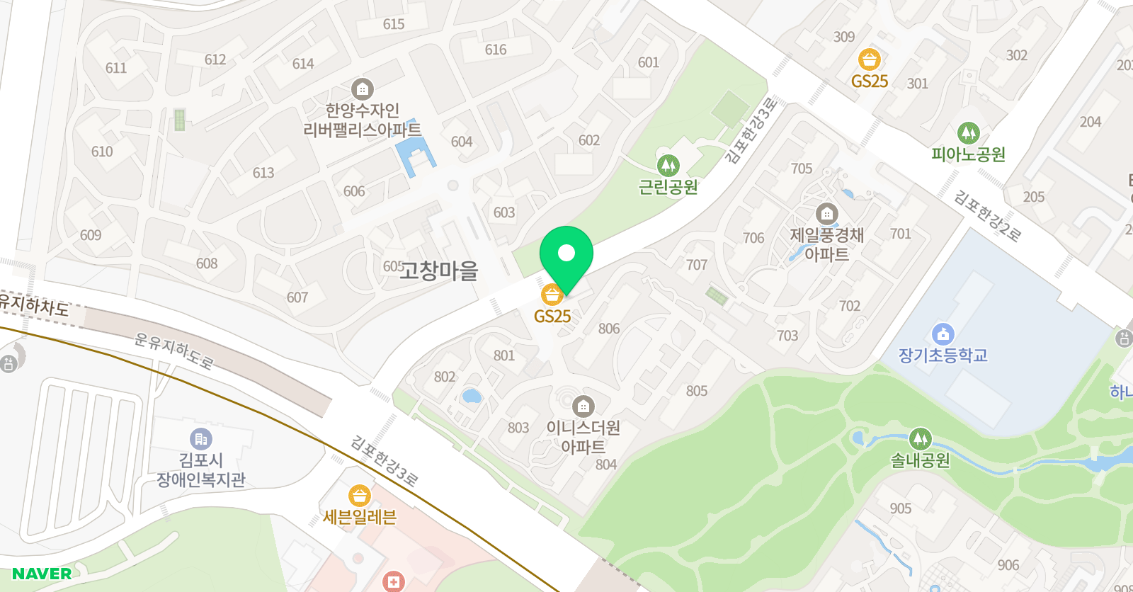 라인 피아노음악교습소 위치