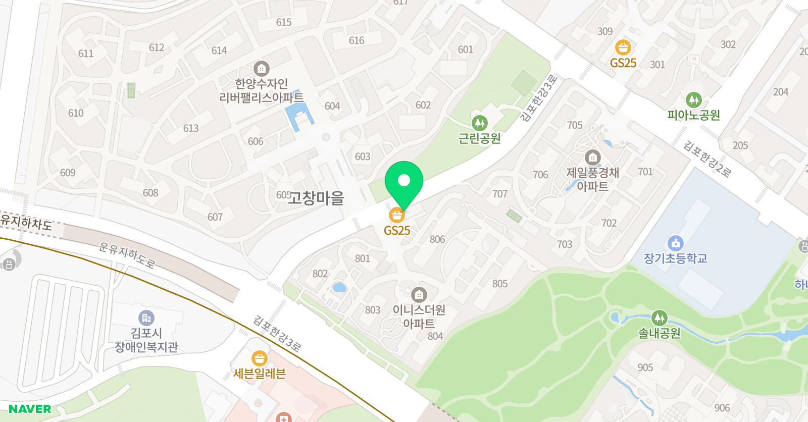 생각나무 수학교습소 위치