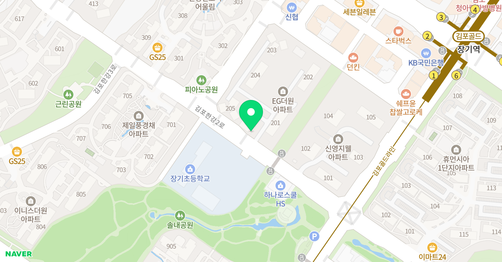 쏠티 음악학원 위치