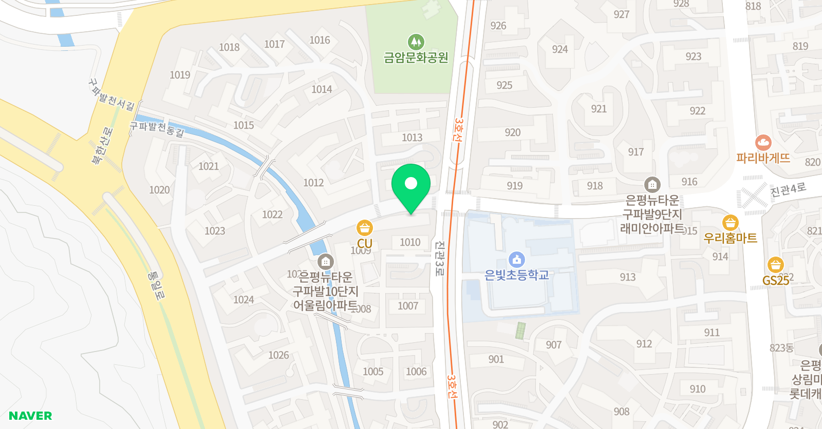 YBM잉글루 은빛제1캠퍼스 위치