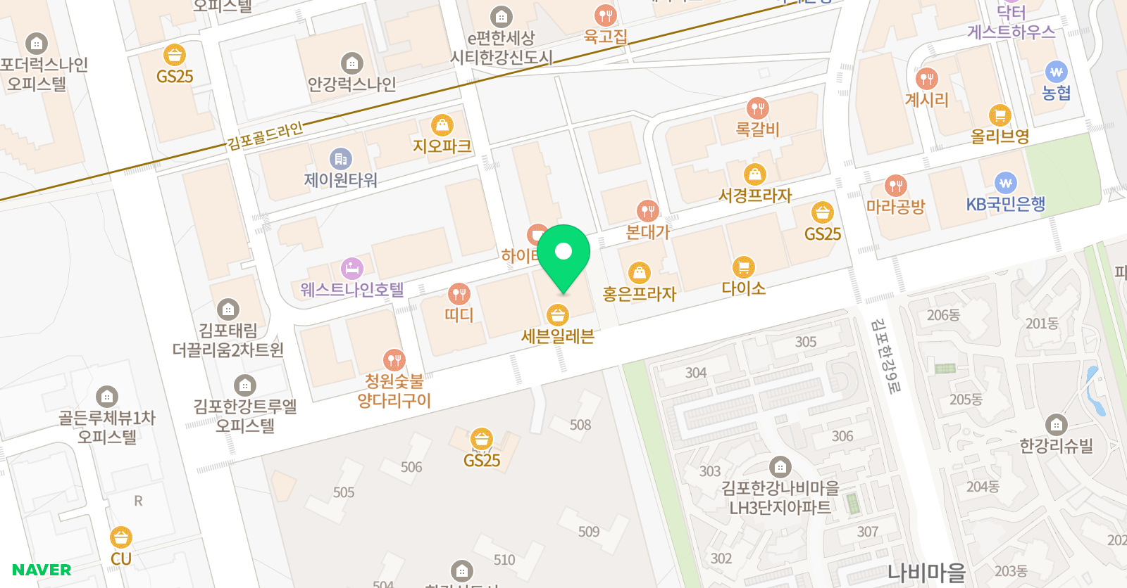발레명문 하본발레학원 위치