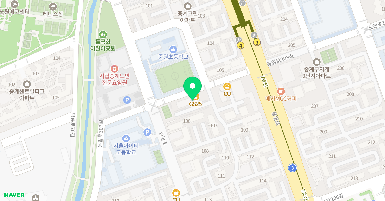 화랑 태권도 위치