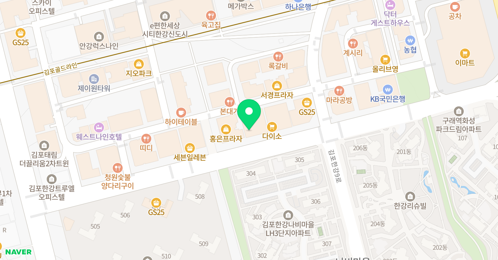 DNA 수학교습소 위치