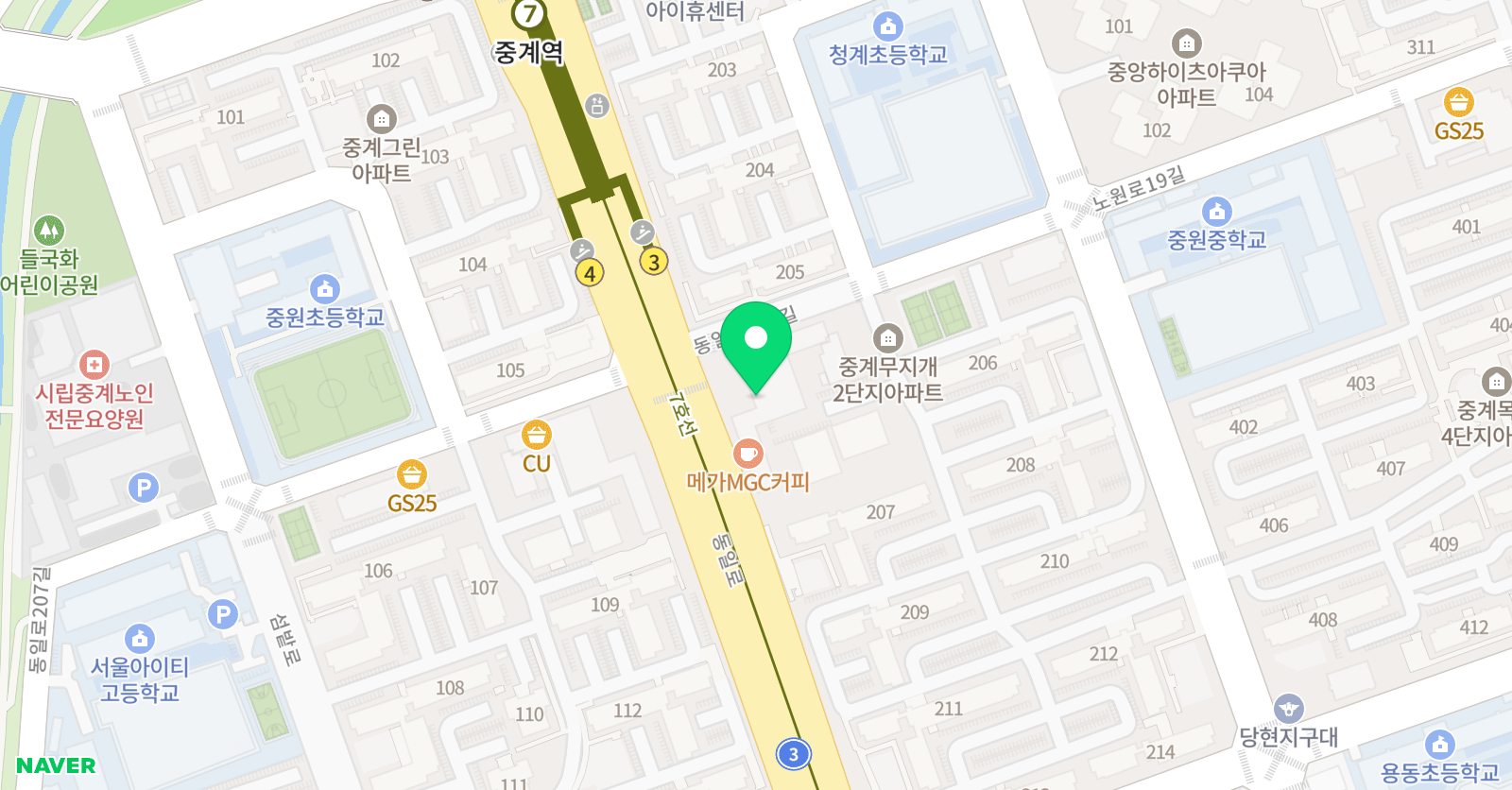 업클래스에듀 학원 위치