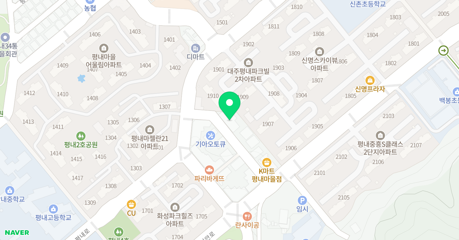 두란노 학원 위치
