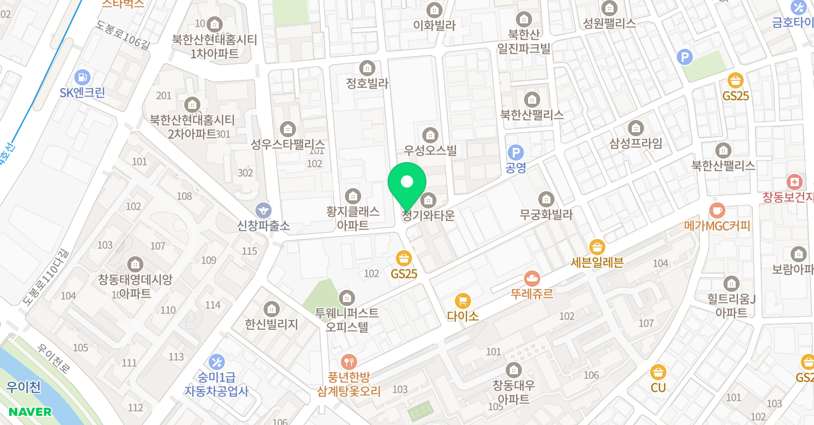 삼성 영어수학학원 위치