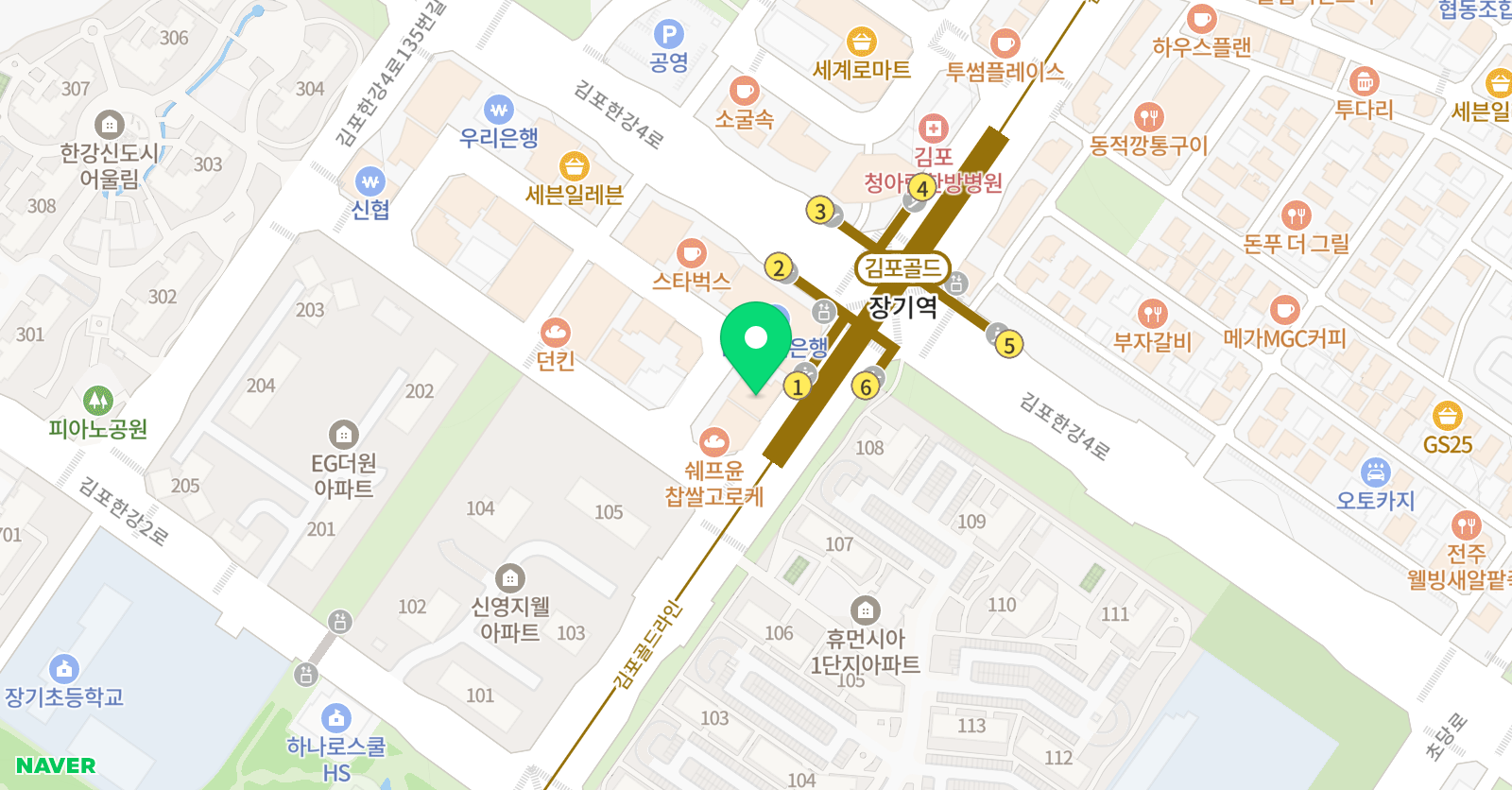 장기동 영어학원 토킹스타&크다고 사고력 위치