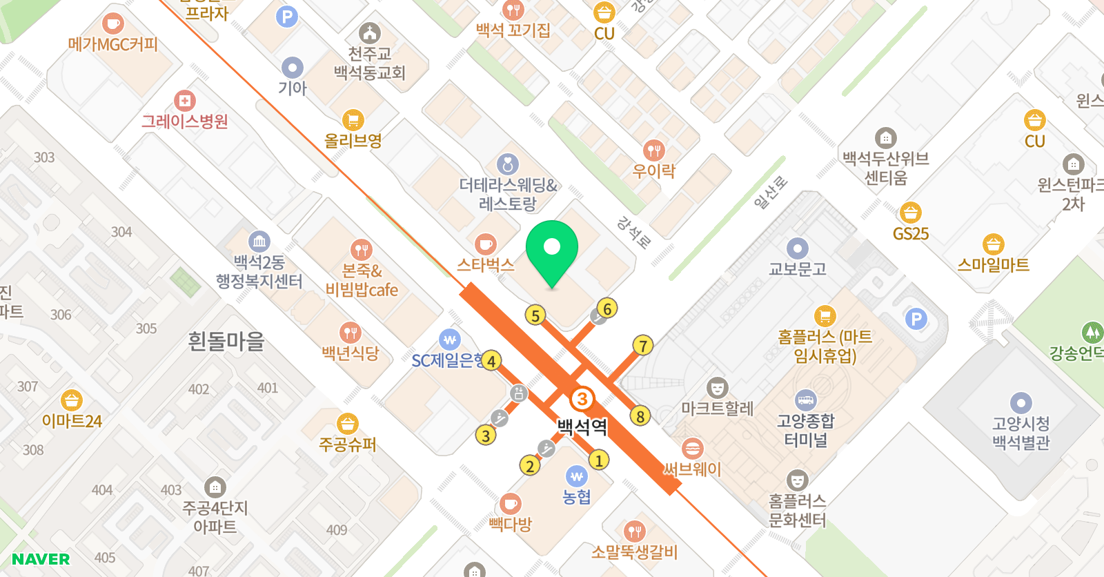 라플루트 아카데미 일산본점 위치