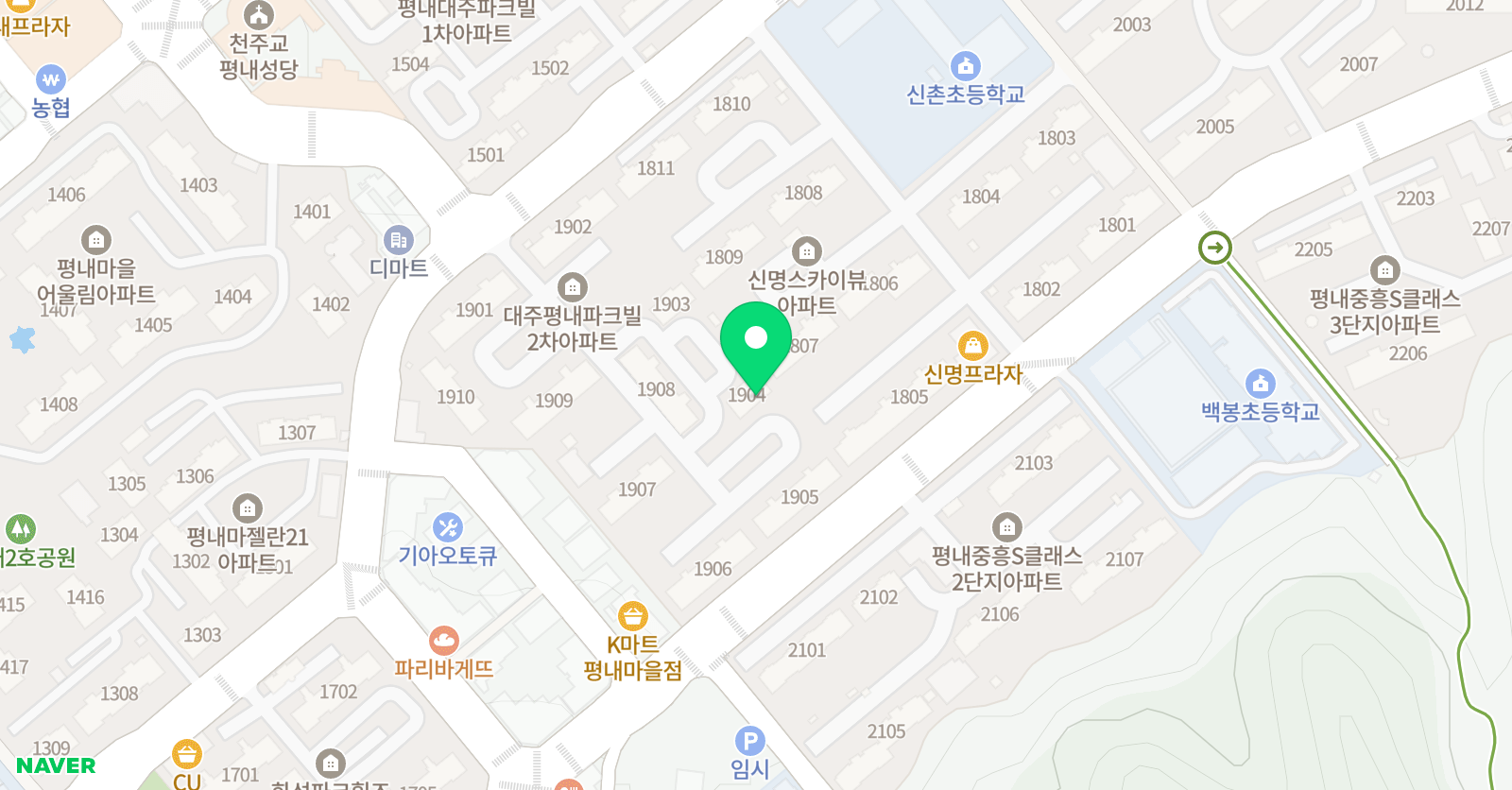 골든레인 영어 위치
