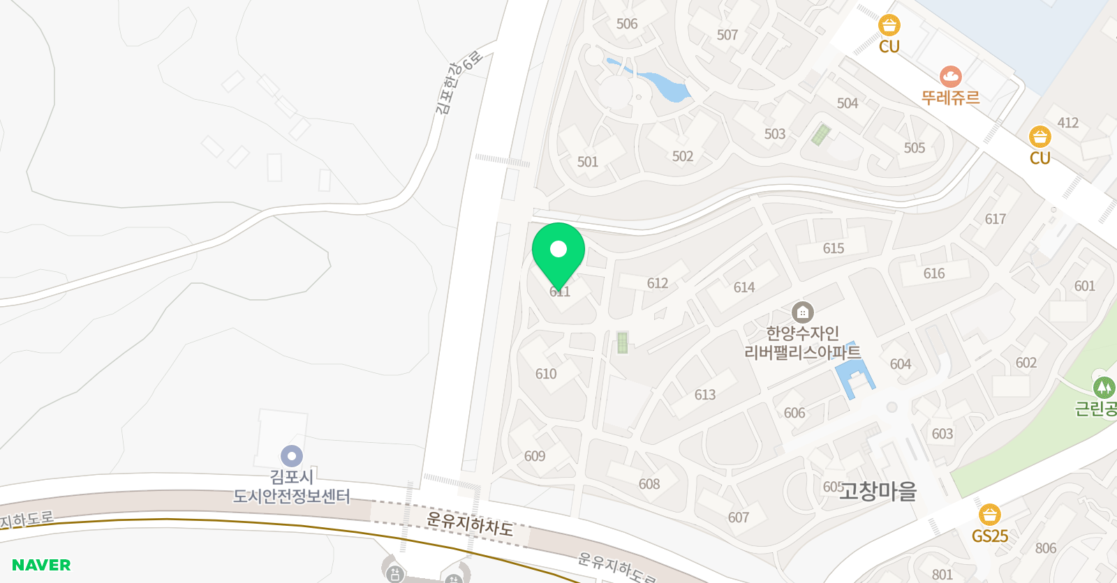 기탄 사고력교실 장기한양수자인1호점 위치