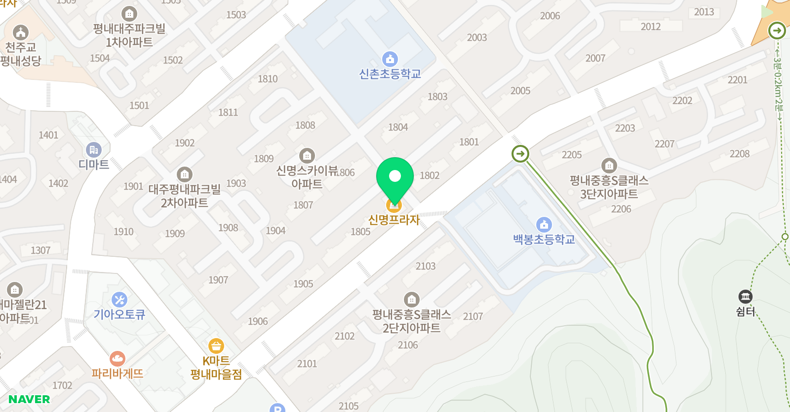 소리별 피아노학원 위치