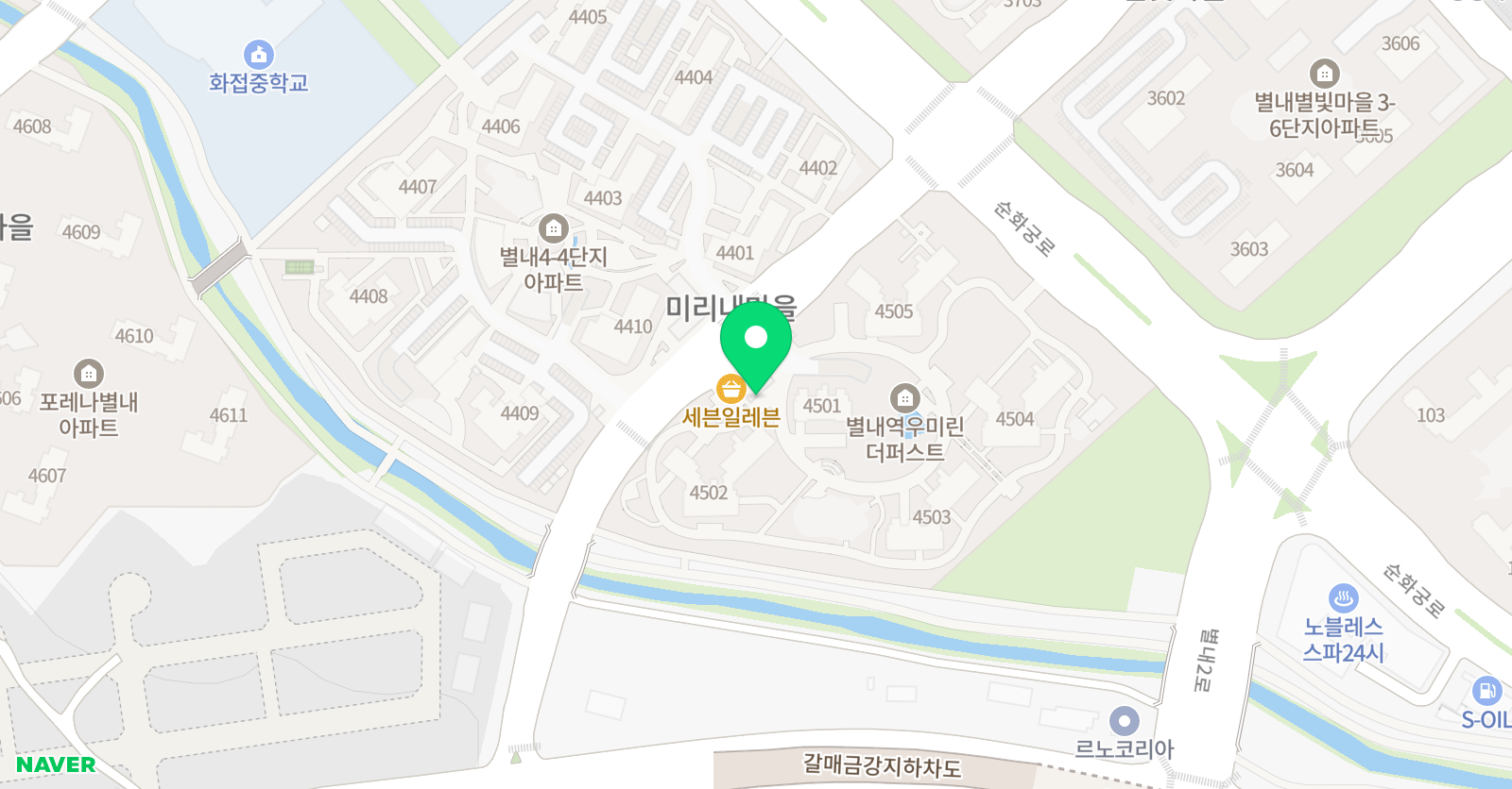 별내 예일 음악 위치