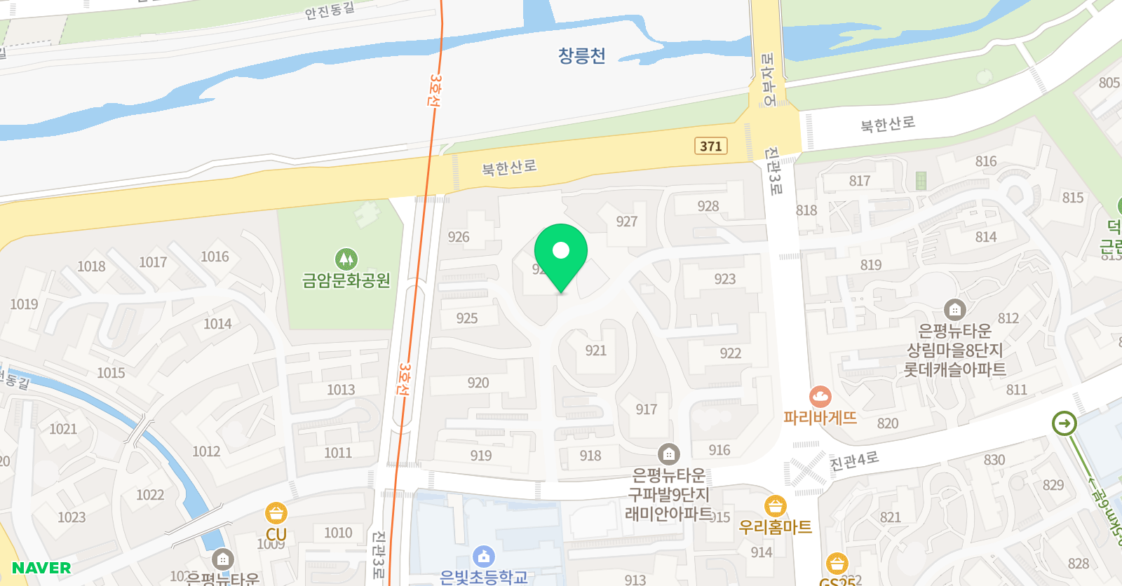 키즈엔리딩 은평은빛 위치