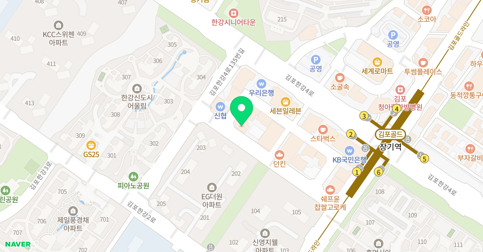 이보영의토킹클럽 김포장기분원 위치