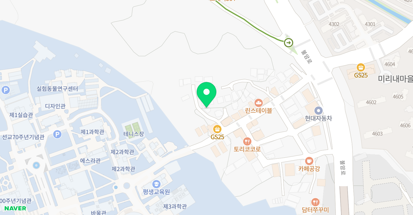 미래 음악학원 위치