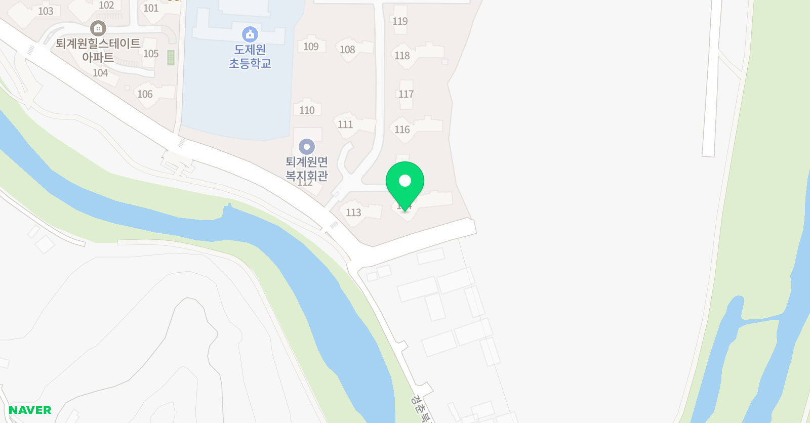 한솔플러스 영어학원 퇴계원힐스테이트 교실 위치