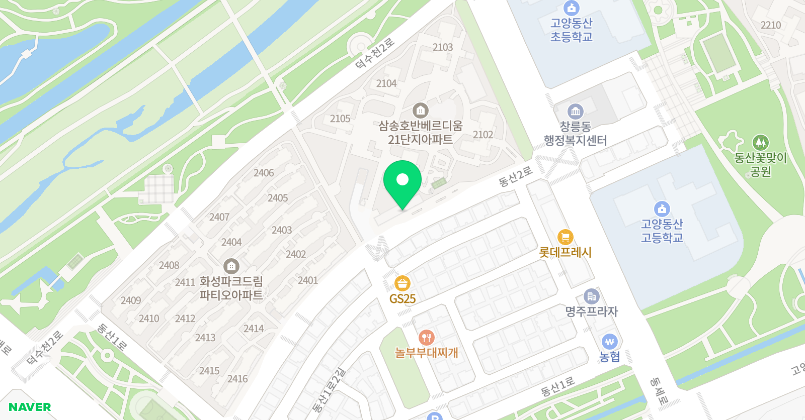 코어 잉글리쉬 위치