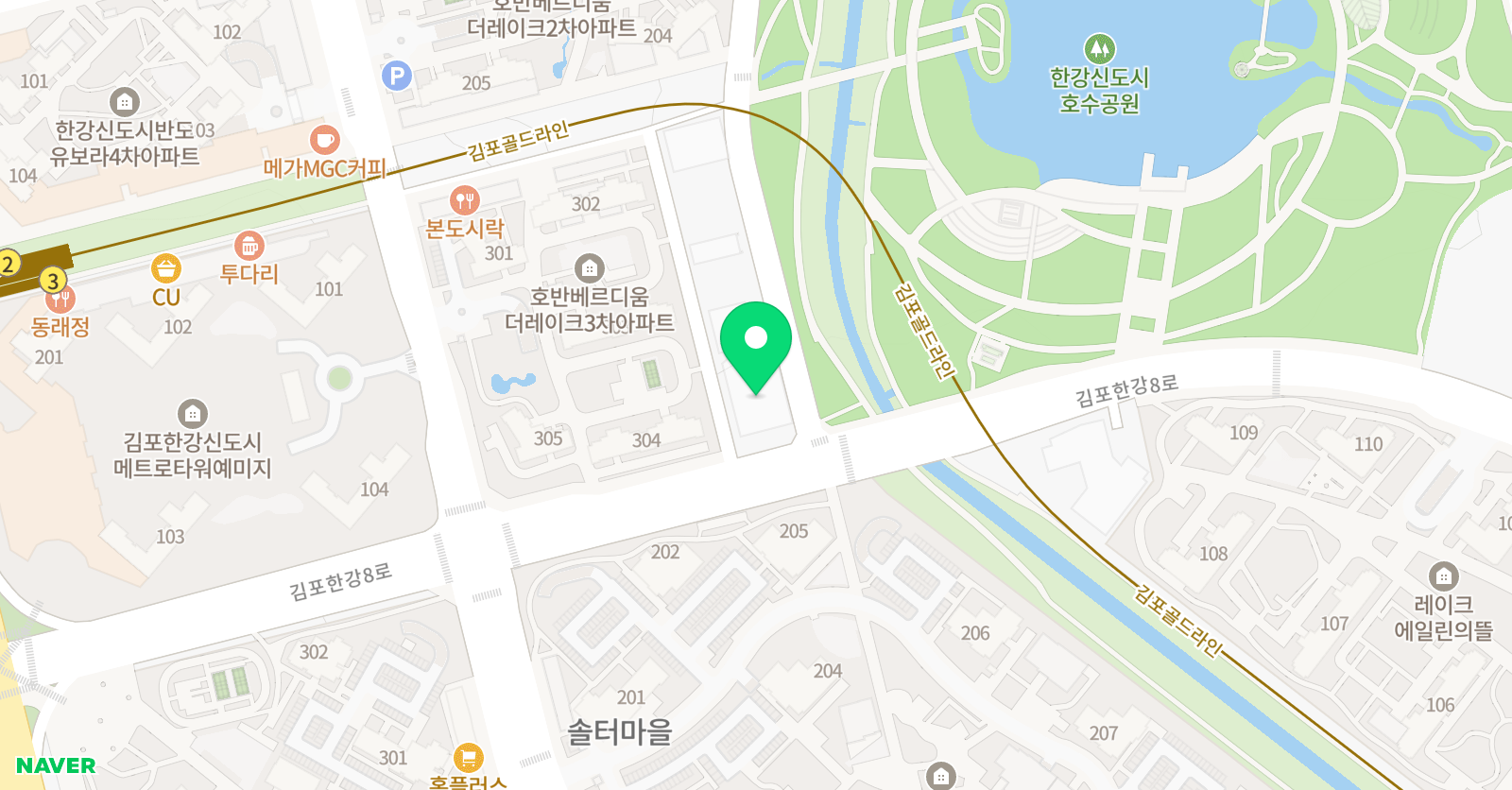 우리동네 태권도장 위치