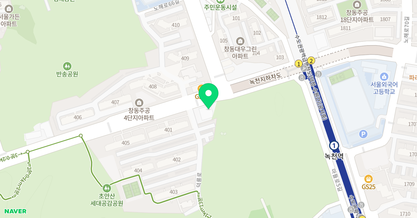 튼튼 영어 위치