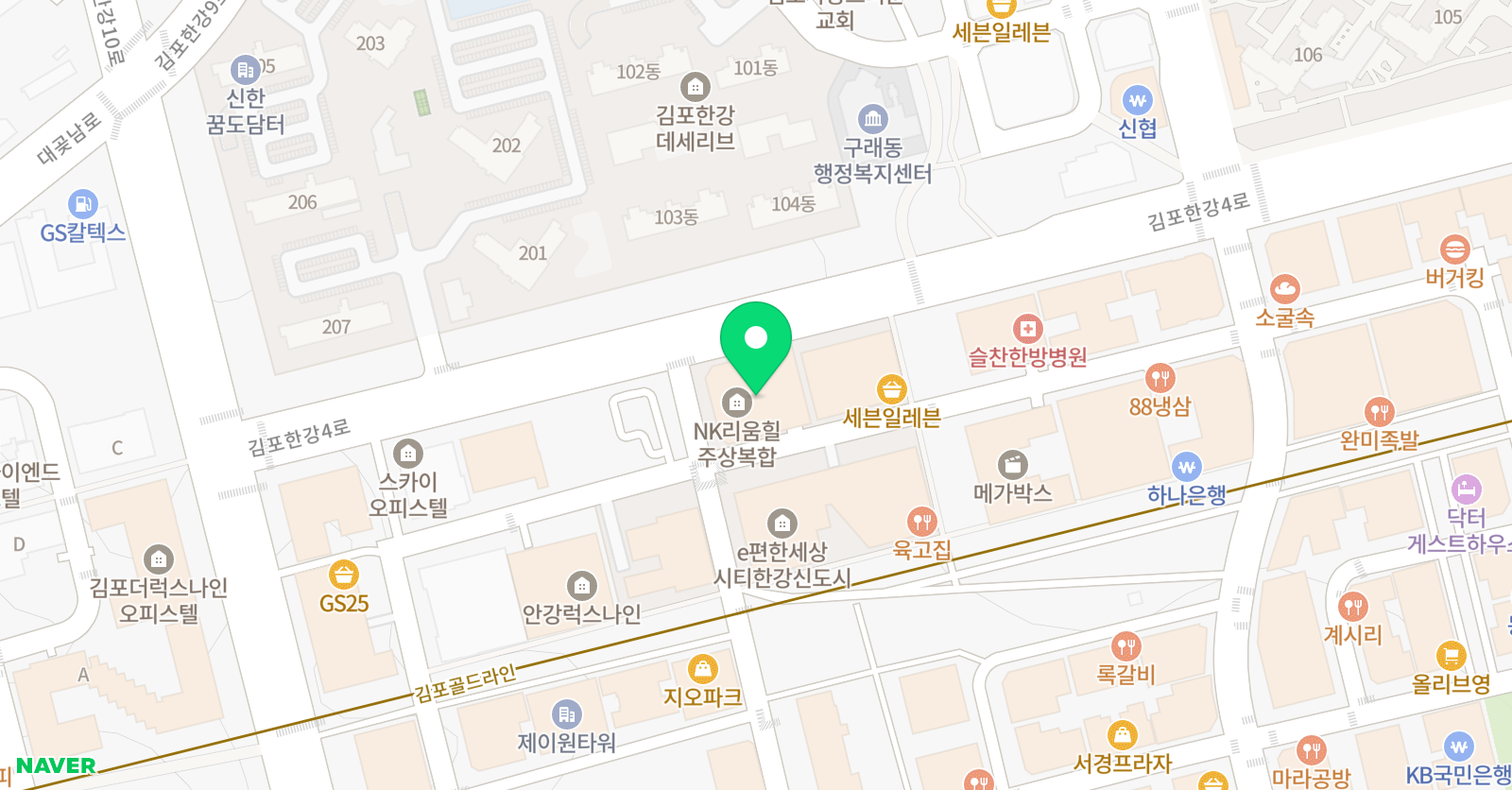 다가온 수영장 위치