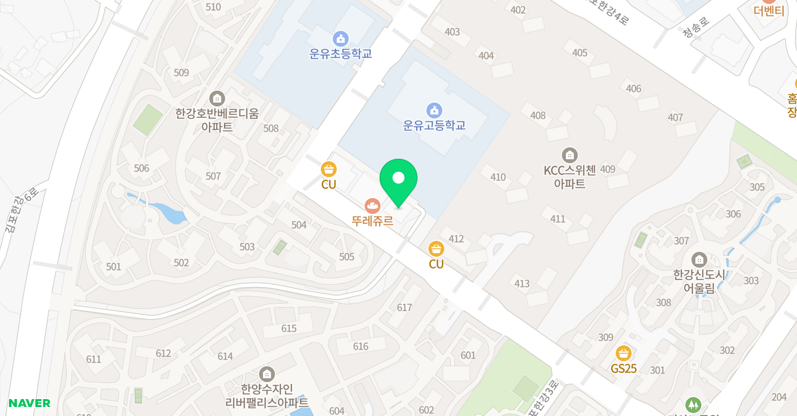 IH 어학원 김포본원 위치