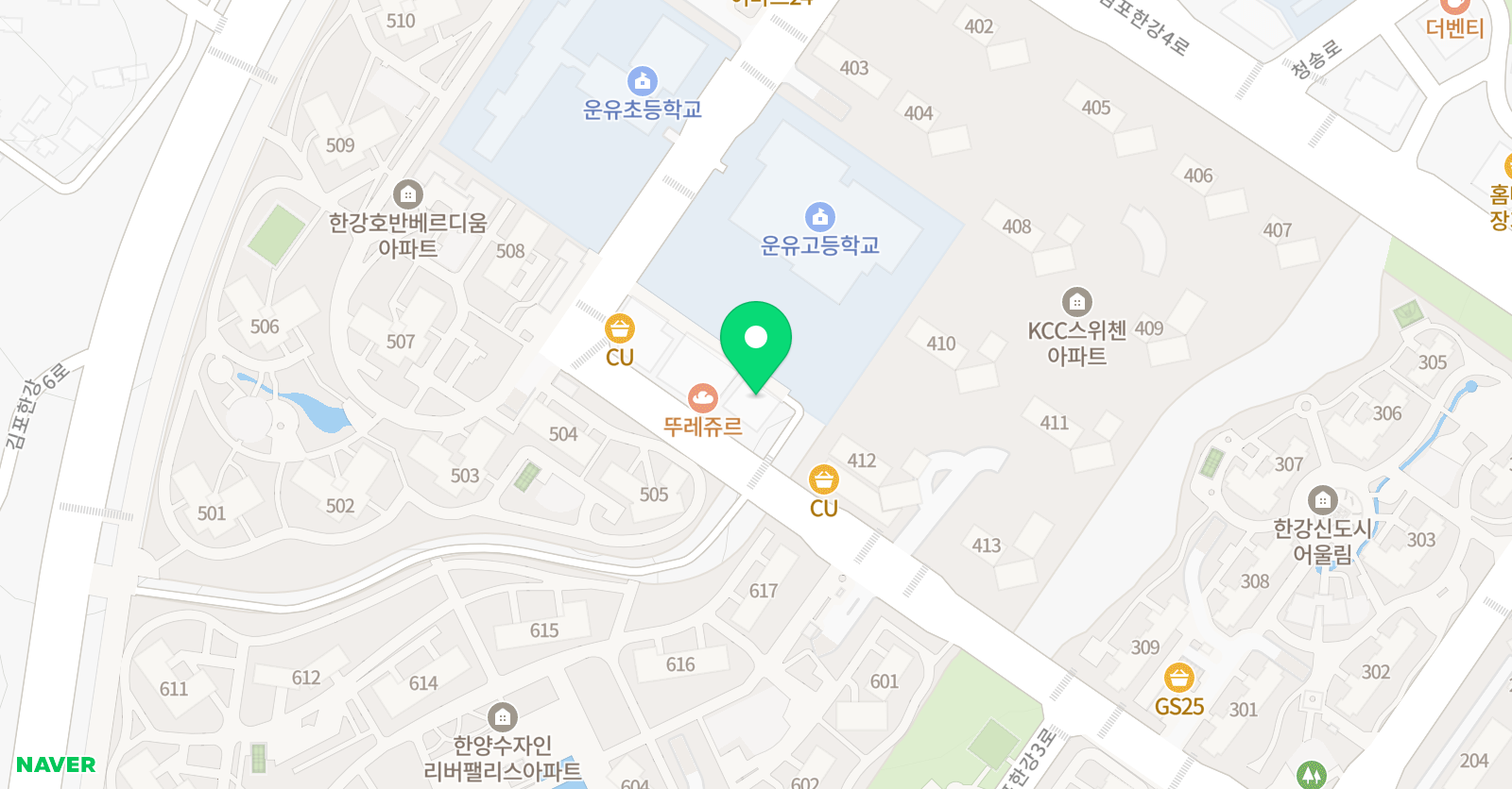 가온 음악학원 위치