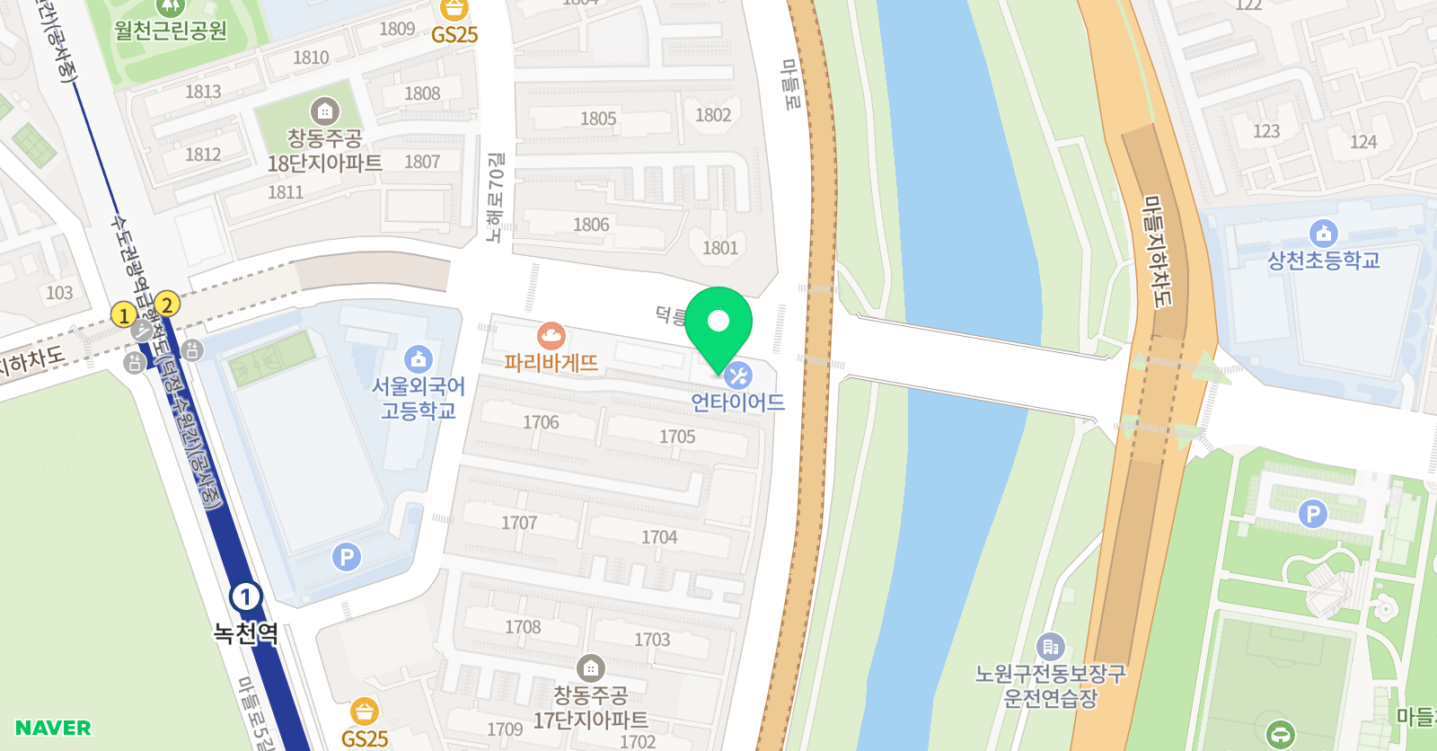 월천백호 MBA 태권도장 위치