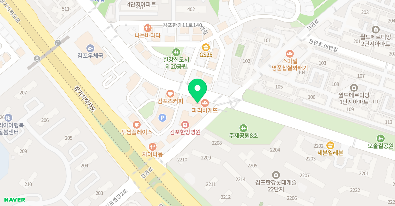 꿈피아노음악학원 위치