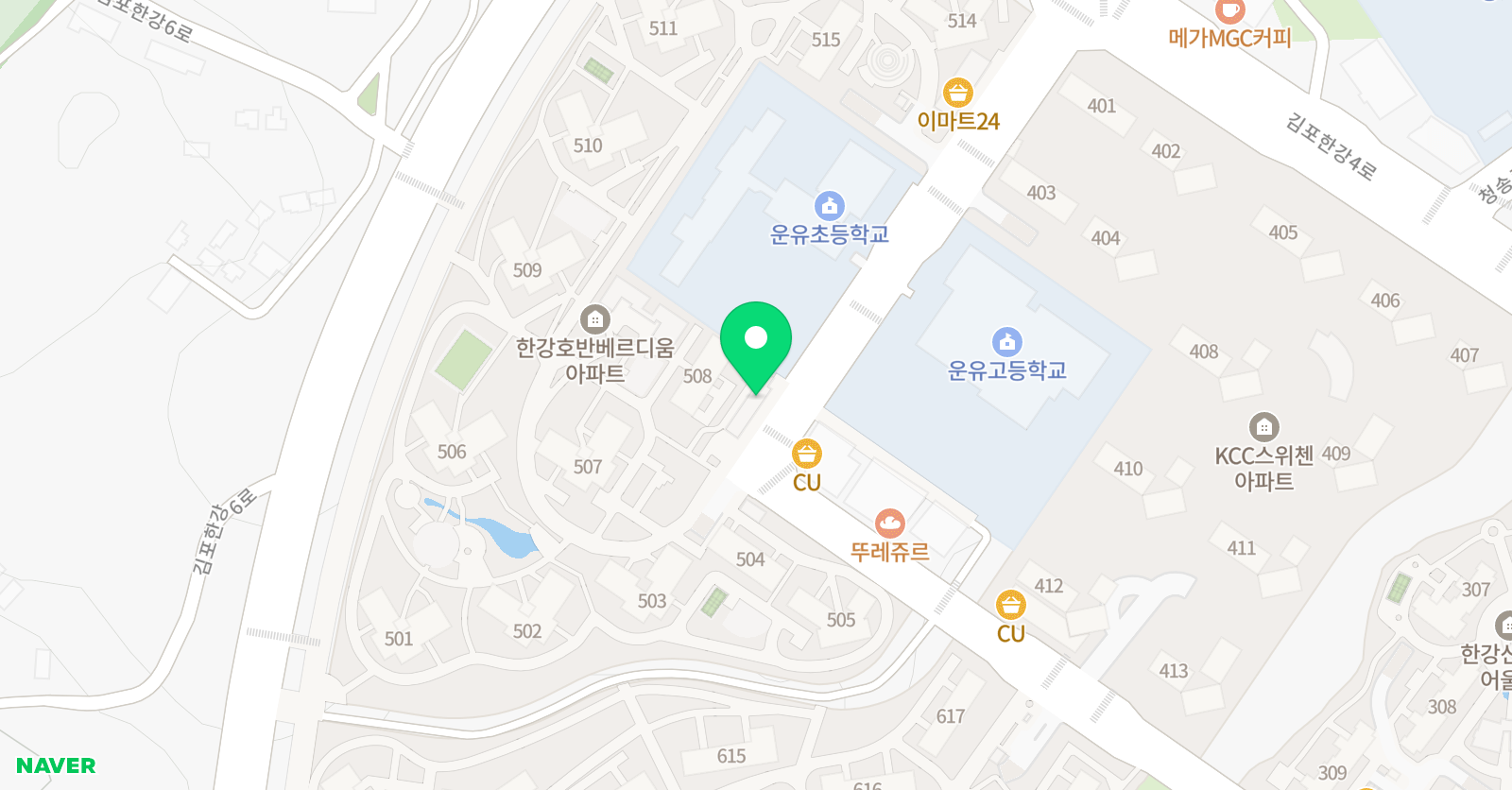 뮤엠운유 영어교습소 위치