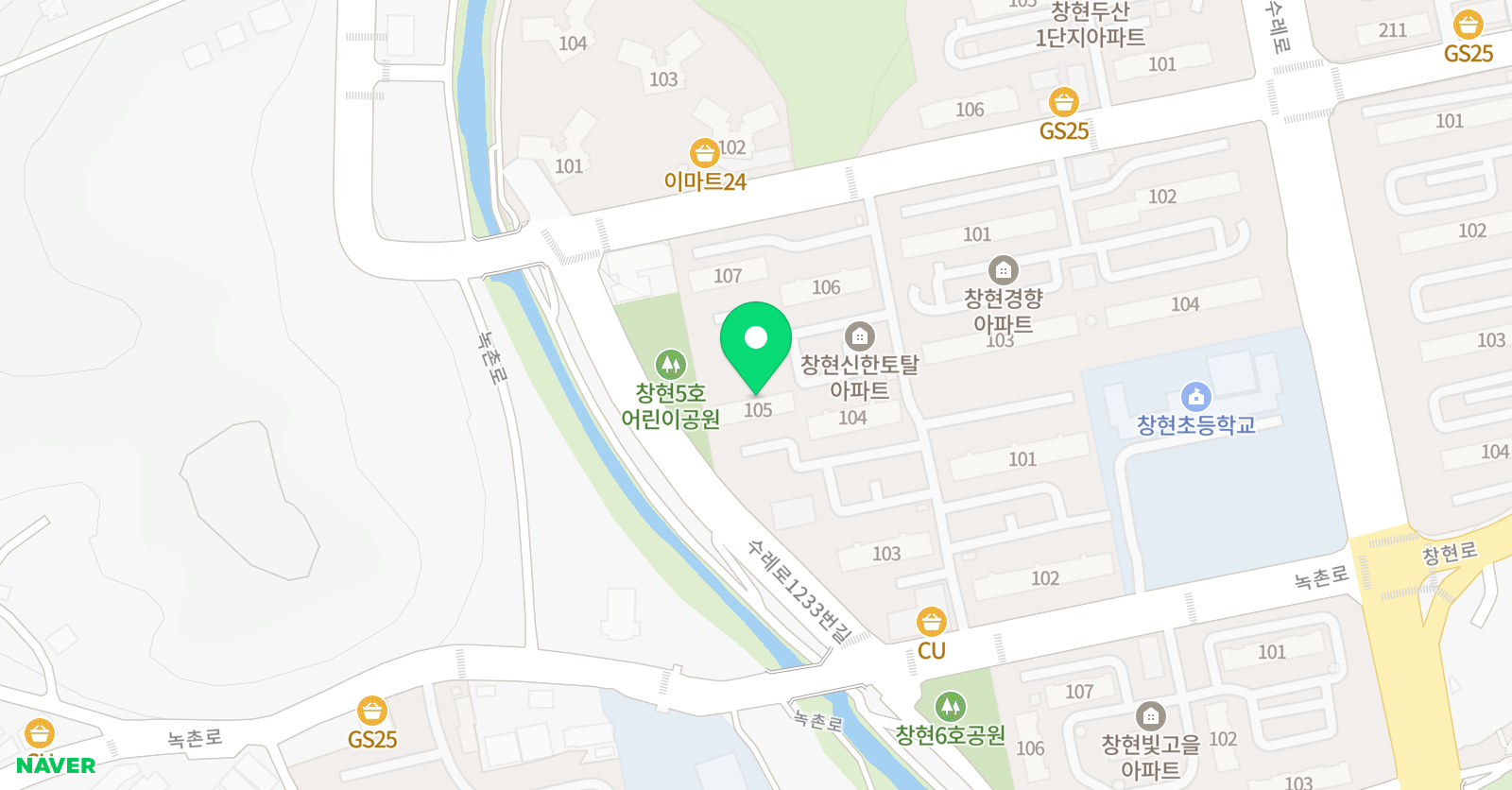 빨간펜수학의달인 창현신한점 위치