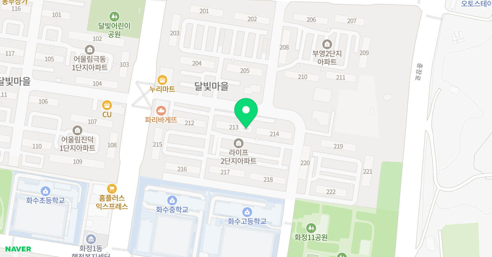 필아트 미술학원 덕양 화정점 위치