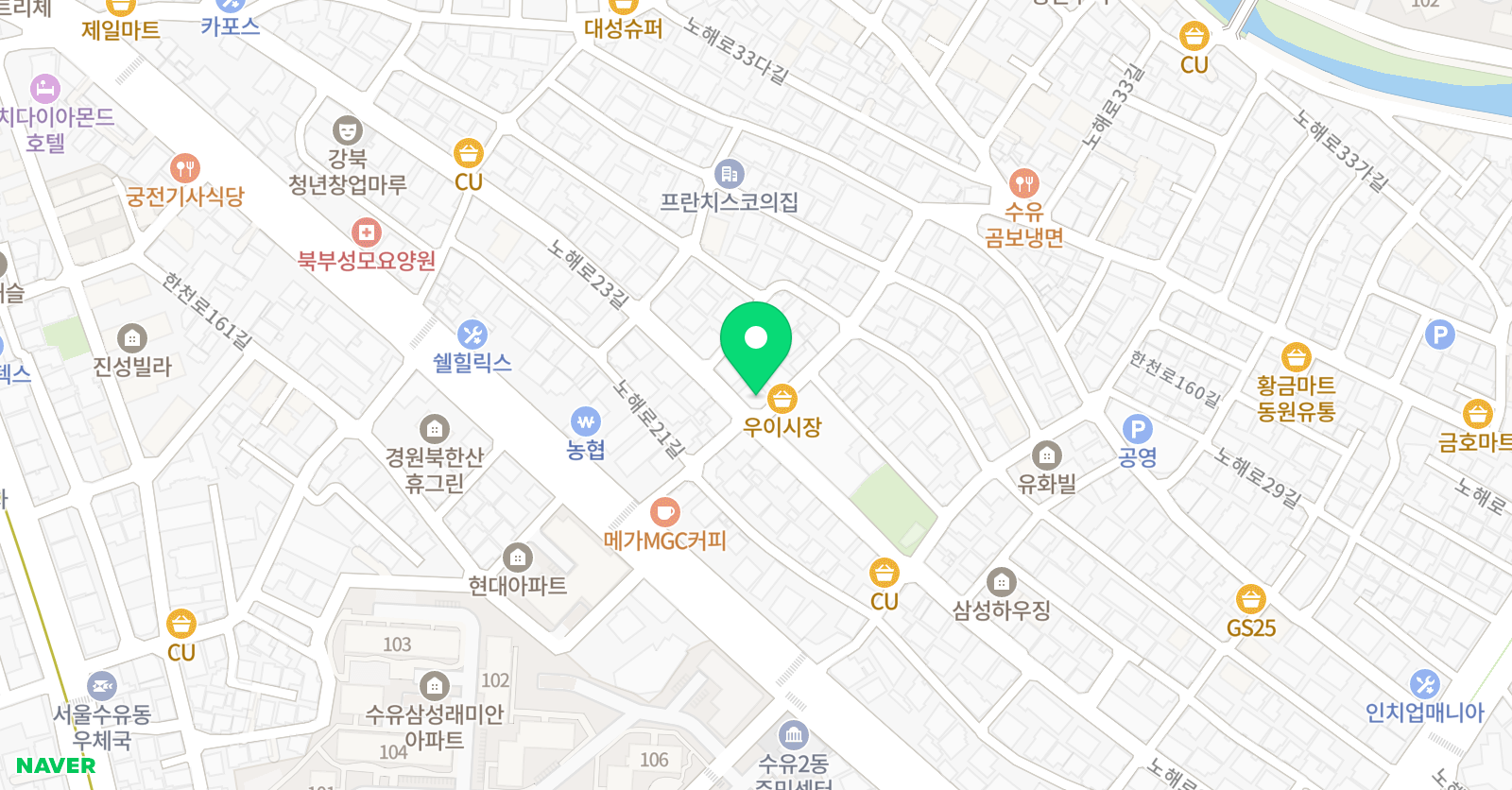 소리나무 음악교습소 위치