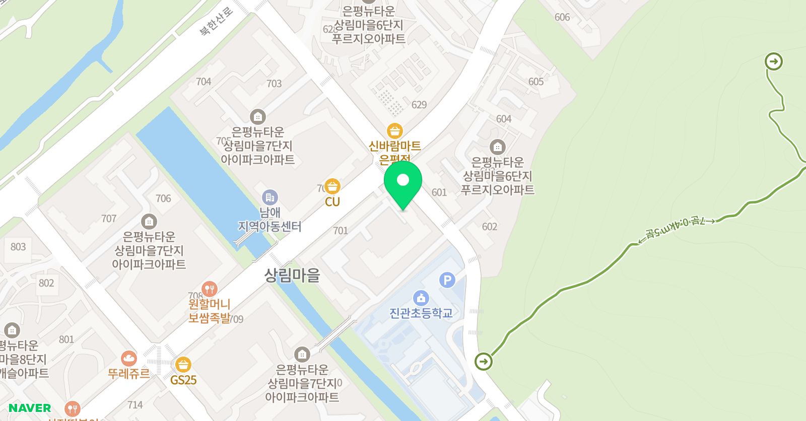 월드 태권도학원 열정관 위치