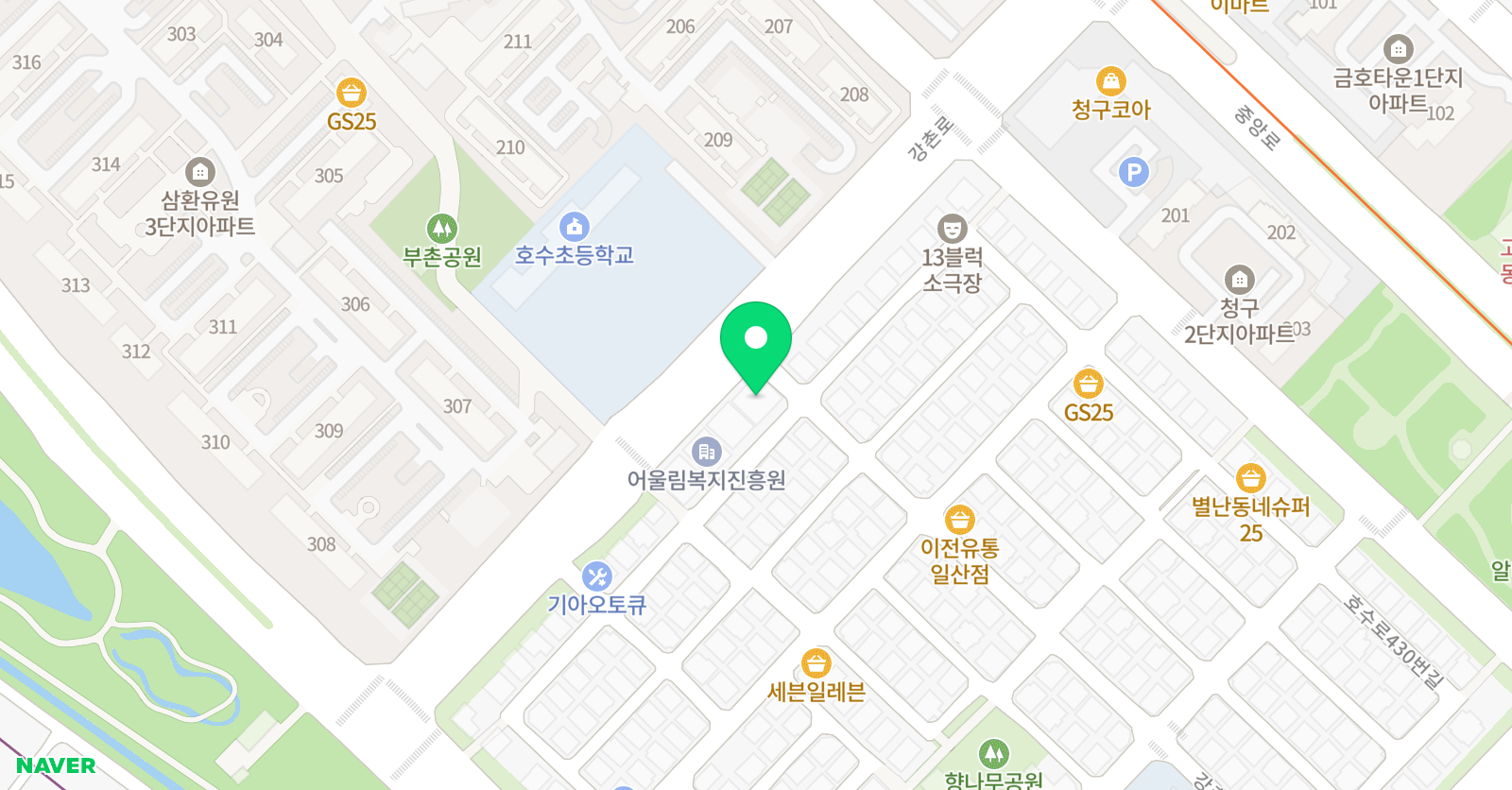 케이와이 수학학원 위치