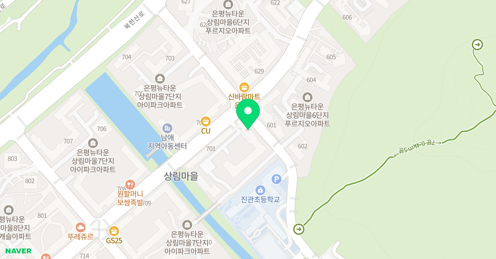 브레인M 학원 위치