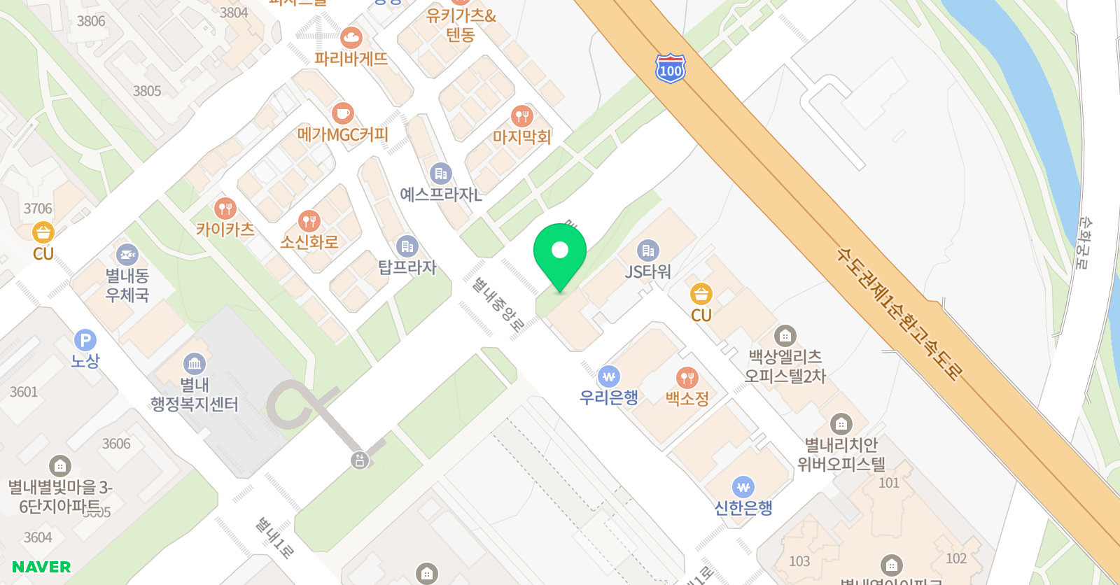 슈에뜨리즈발레스튜디오 위치