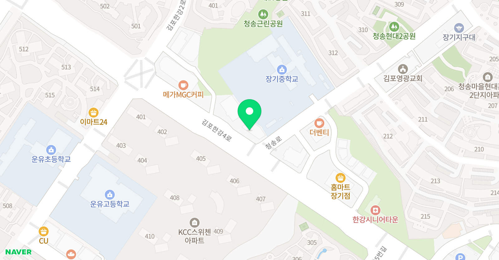 한우리 독서토론논술 김포지부 위치
