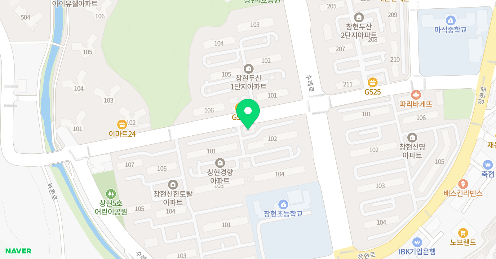 창현 뮤즈피아노학원 위치