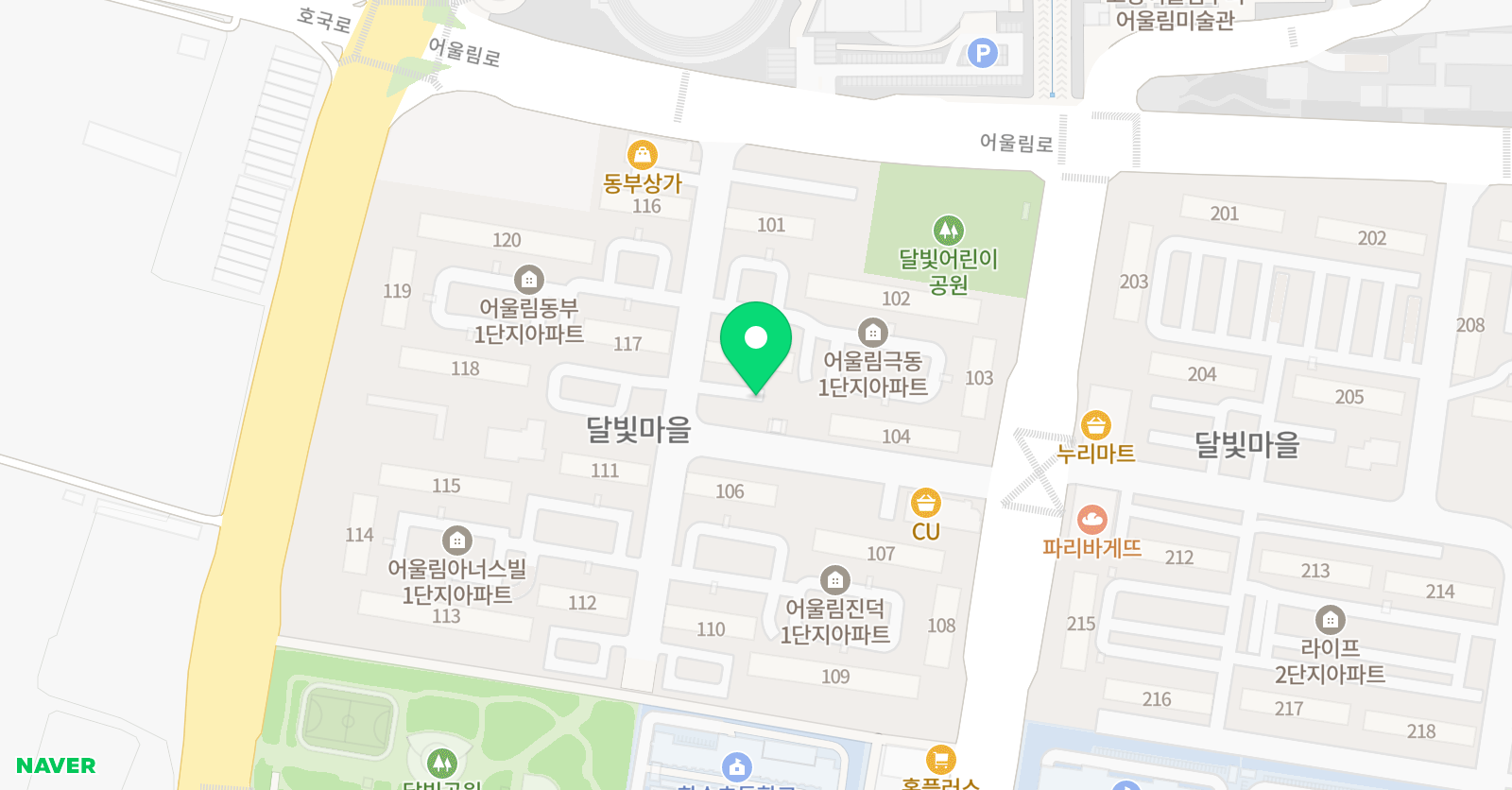 링키 영어 화정달빛마을1단지점 위치