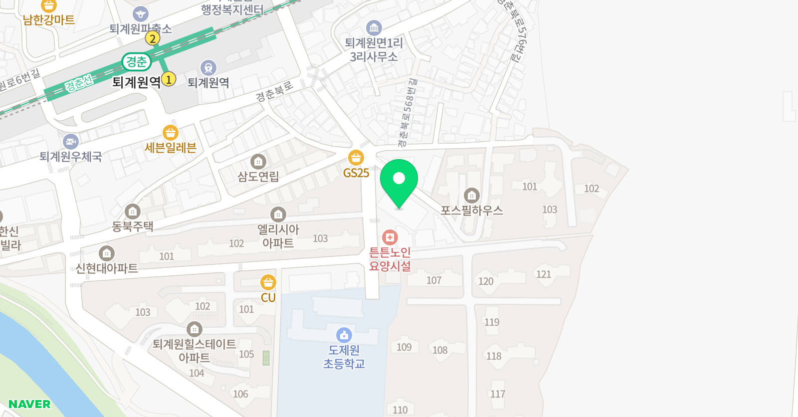 MTA 태권도 퇴계원탑 위치