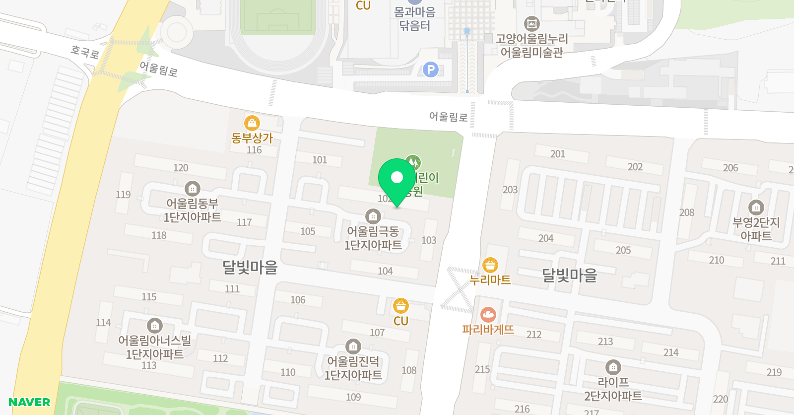 달빛이화 수학공부방 위치