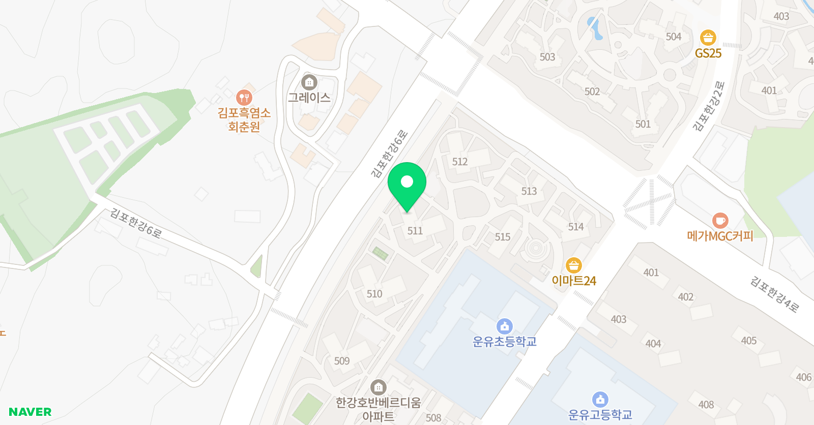 새싹 국어 위치
