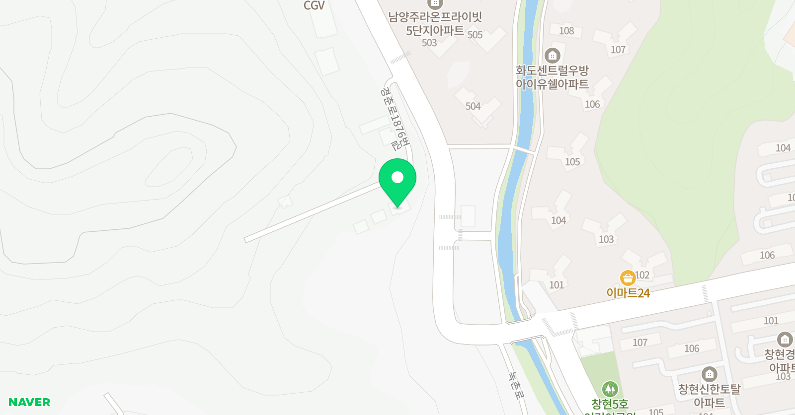 용무 태권도장 위치