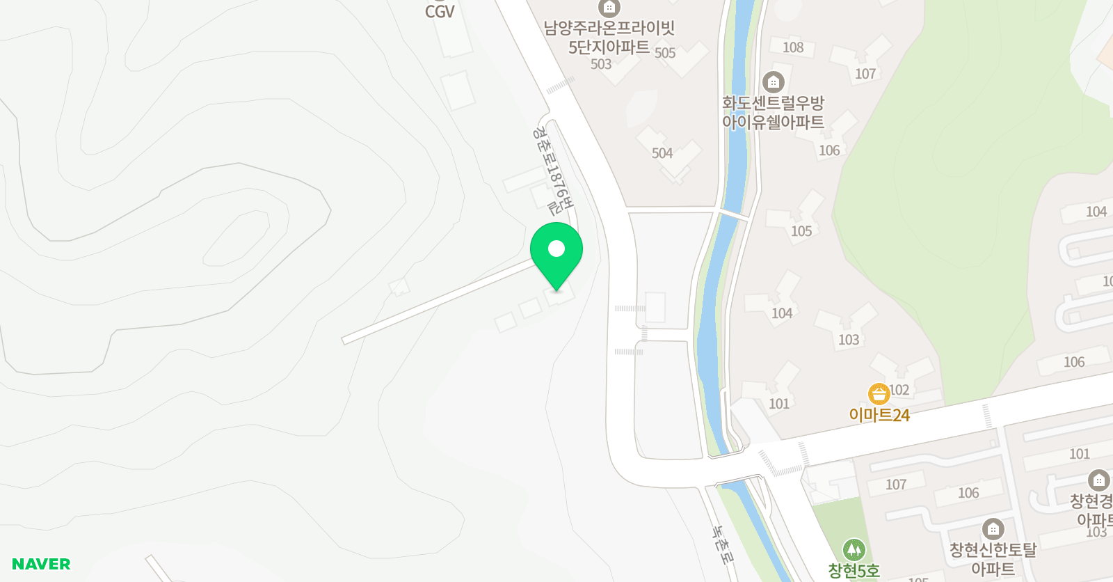 화도경희 학원 위치